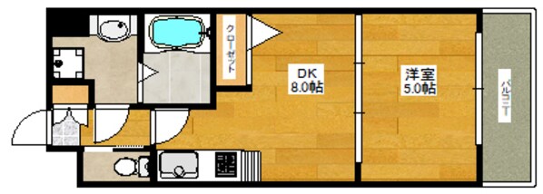 ベルファース緑地公園の物件間取画像